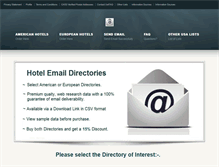Tablet Screenshot of directoryofhotels.info